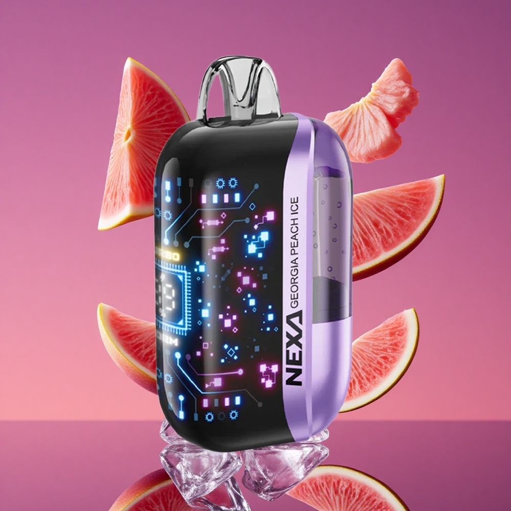 NEXA Ultra 50K Descartável Vape Pêssego da Geórgia Gelado com 20ml de Capacidade e 50000 Puffs