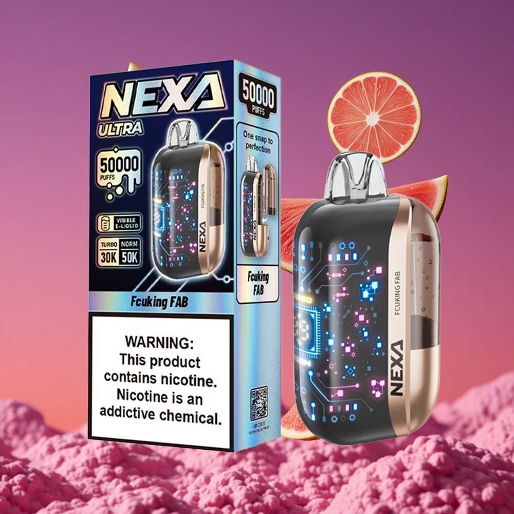 NEXA Ultra 50K Descartável Vape com 20ml Pré-preenchido e 50000 Puffs