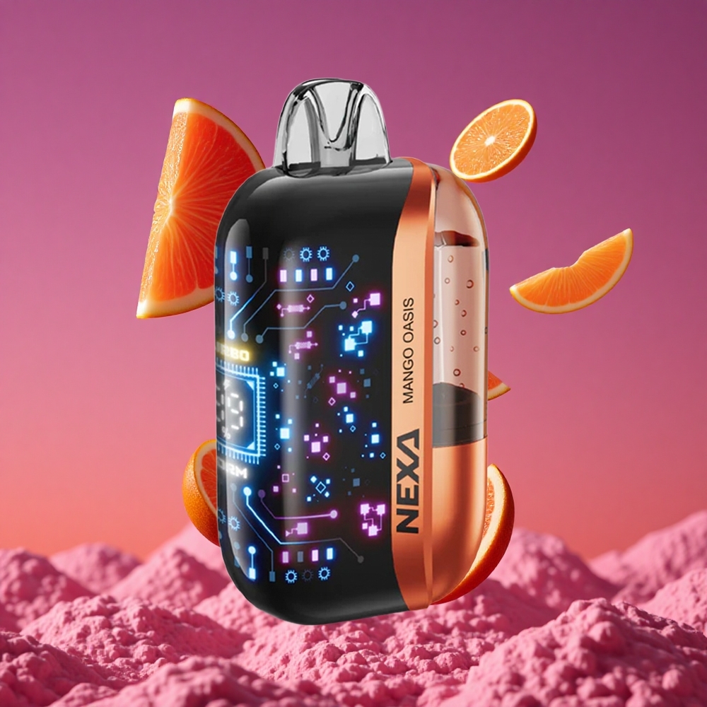 NEXA Ultra 50K Descartável Vape com Tela 3D Curva e 50000 Puffs Manga Oásis