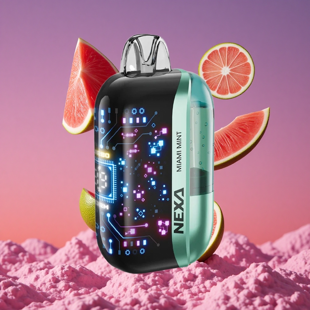 NEXA Ultra 50K Vape Descartável Miami Menta com 20ml Pré-preenchido e 50000 Puffs