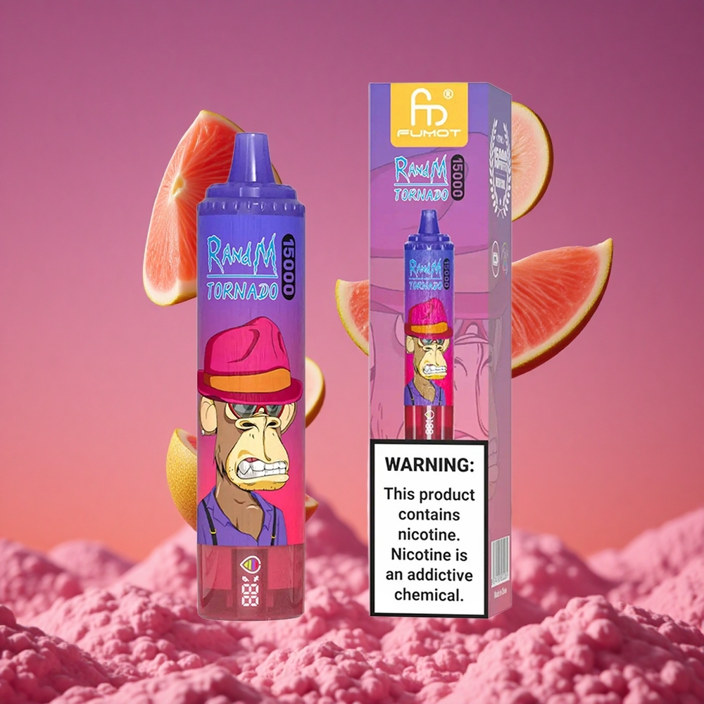 RandM Fumot Tornado 15000 Puffs 25ml Maçã Azeda