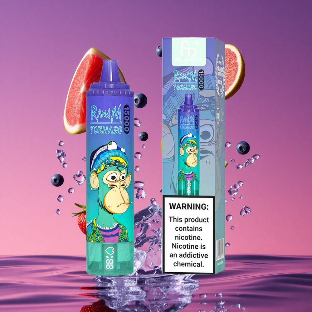RandM Fumot Tornado 15000 Puffs 25ml Mirtilo no Gelo