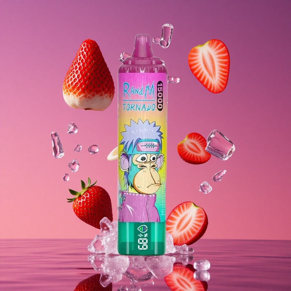 RandM Fumot Tornado 15000 Puffs 25ml Morango Gelado
