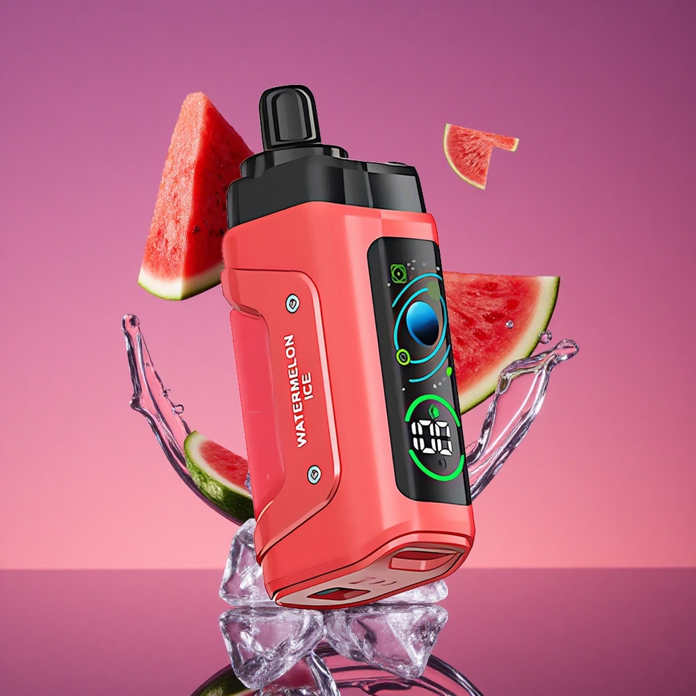 Razz Bar 45000 Puffs Vape Descartável Melancia Gelada com Bobina Mesh 1.0 Ohm e Bateria 650 mAh