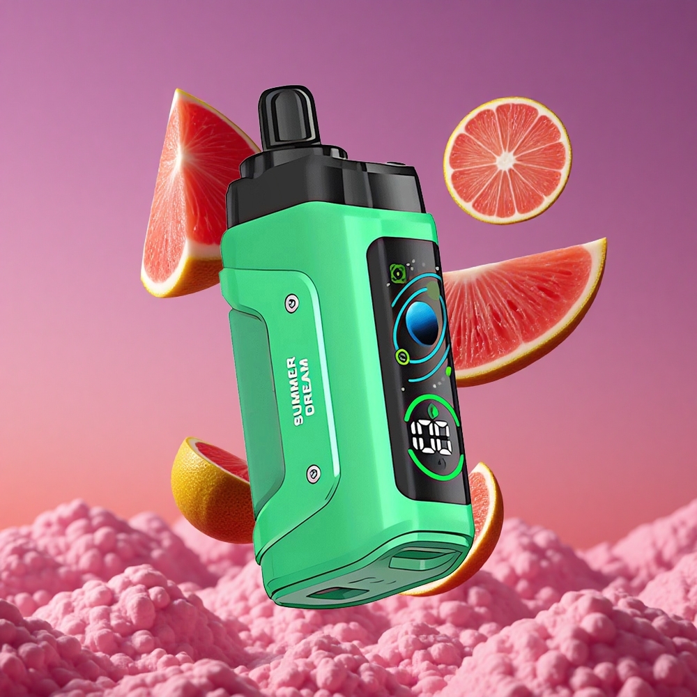 Razz Bar 45000 Puffs Vape Descartável Sonho de Verão com Bobina Mesh 1.0 Ohm e Bateria 650 mAh