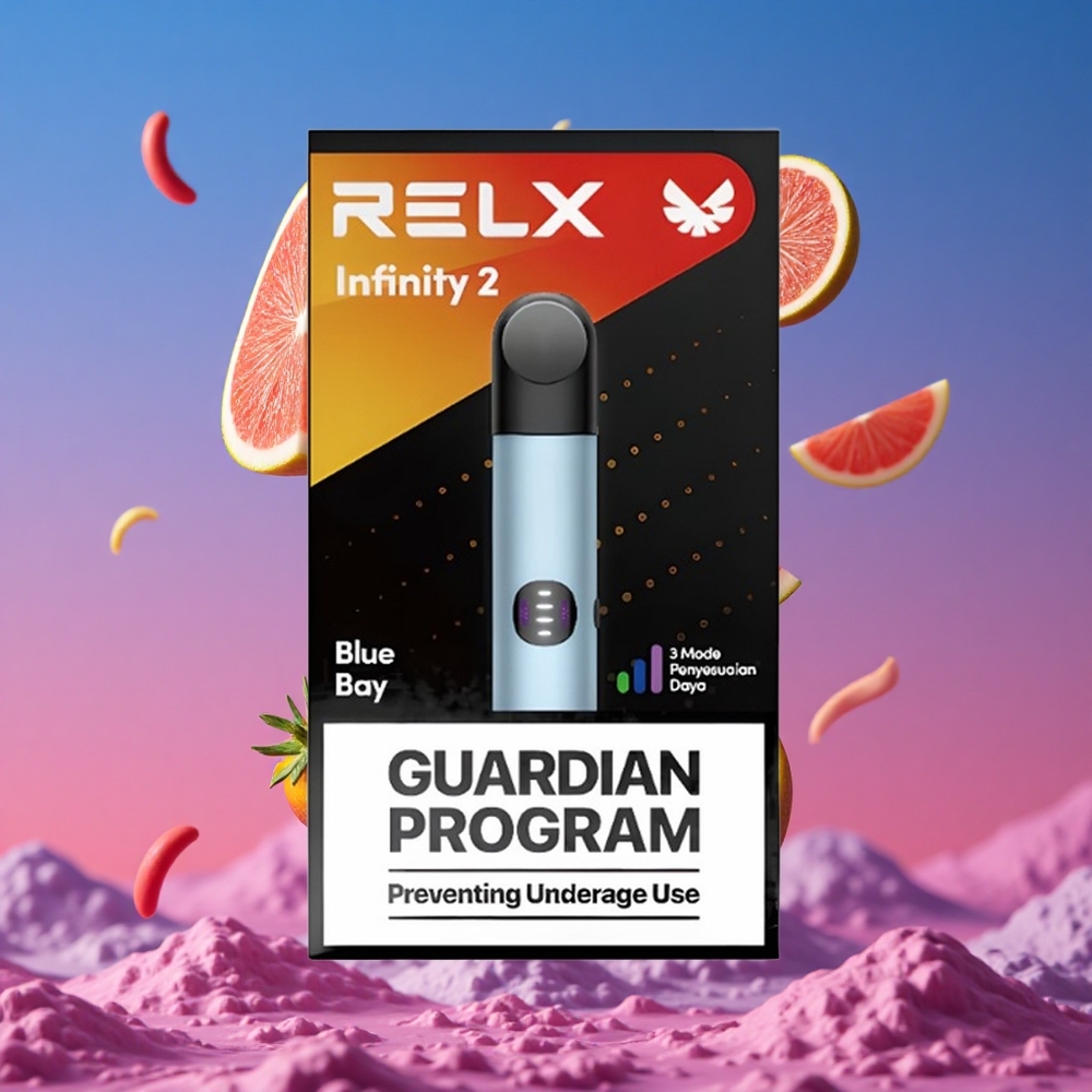 RELX Infinity 2 Dispositivo de Vapor Azul com 600-650 Puffs e 440mAh Bateria