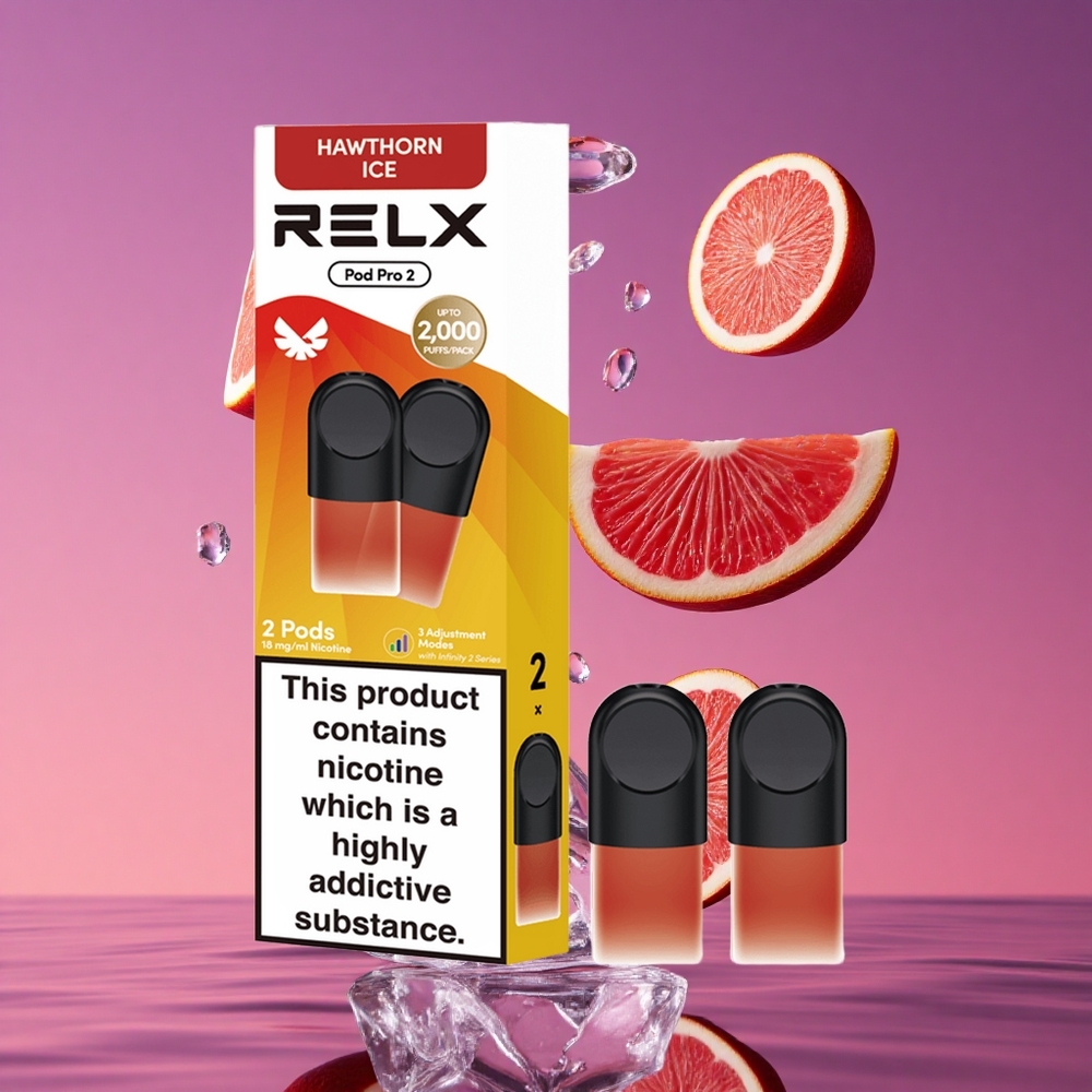 RELX Pod Pro 2 1,8% Nicotina 600 Puffs Espinheiro Gelo