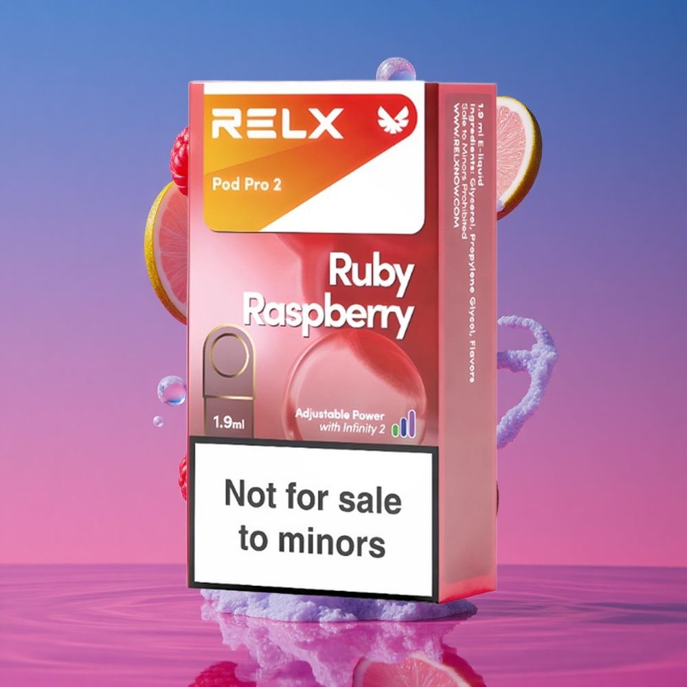 RELX Pod Pro 2 Framboesa Azul 0% Nicotina 1.9ml