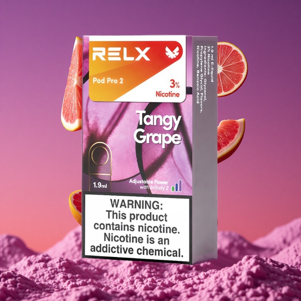 RELX Pod Pro 2 Uva Tangente 3% Nicotina 600 Puffs