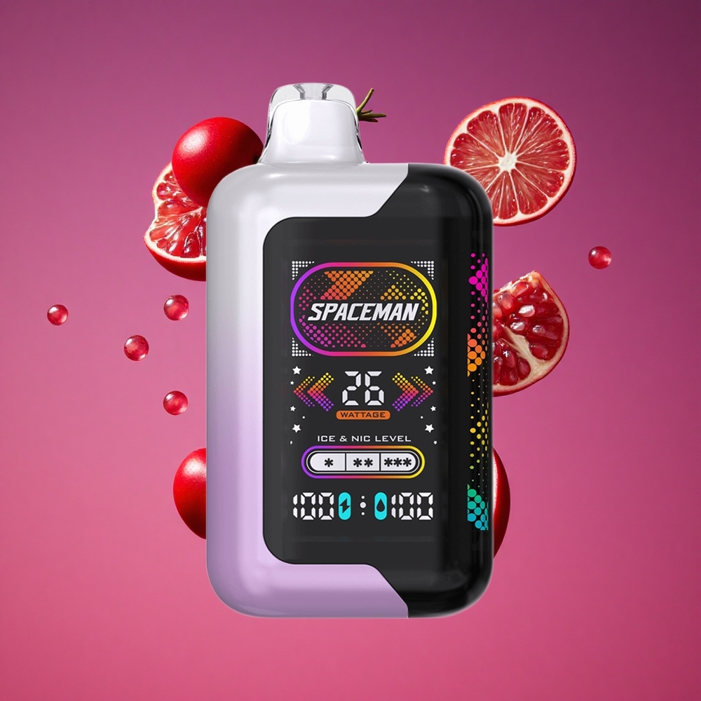 SPACEMAN SP40000 Descartável Vape 40000 Puffs 20ml Cereja Romã