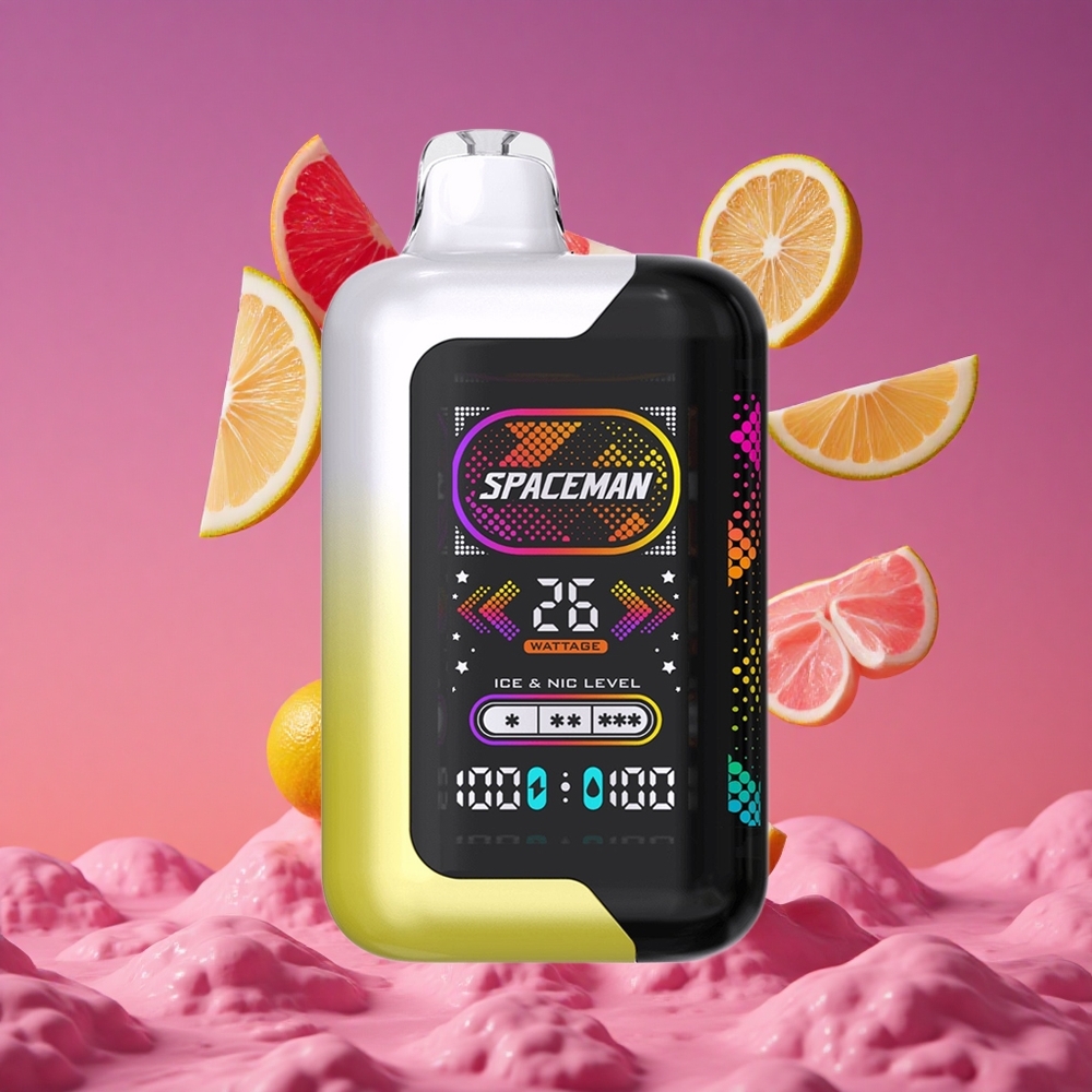 SPACEMAN SP40000 Descartável Vape Limonada Pop com 40000 Puffs e 20ml de Líquido
