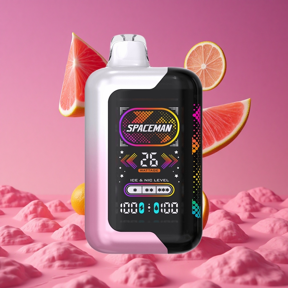 SPACEMAN SP40000 Descartável Vape Limonada Rosa com 40000 Puffs e Bateria Integrada de 1000mAh
