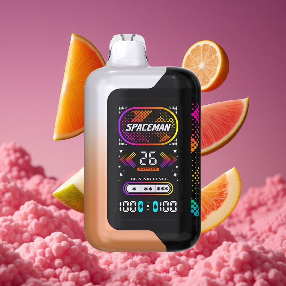 SPACEMAN SP40000 Descartável Vape Manga Azeda Melão com 40000 Puffs e 20ml de Capacidade