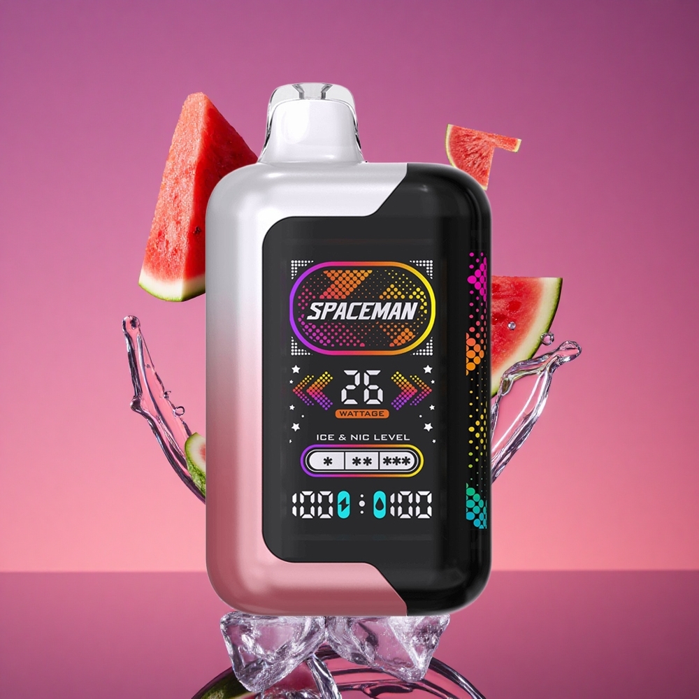 SPACEMAN SP40000 Descartável Vape Melancia Gelada com 40000 Puffs e Bateria Integrada de 1000mAh