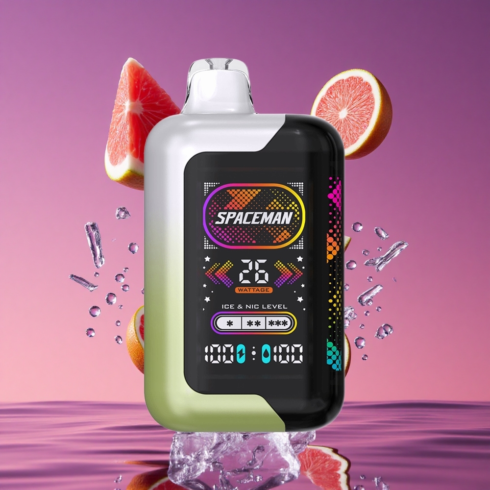 SPACEMAN SP40000 Descartável Vape Uva Branca Gelo com 40000 Puffs e Bateria Integrada de 1000mAh