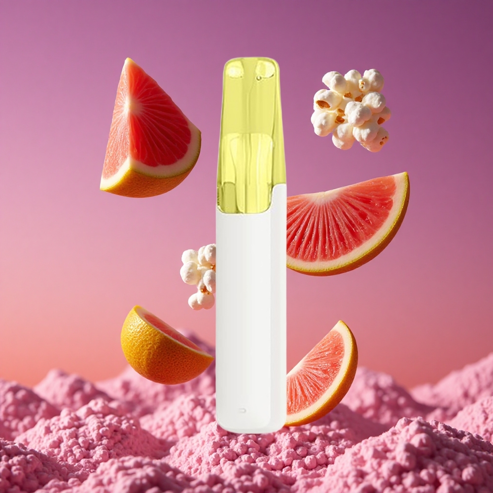 Snowplus Dash 4000 Puffs Dispositivo Descartável com 7,5 ml de E-líquido e 530 mAh de Bateria - Pipoca de Baunilha