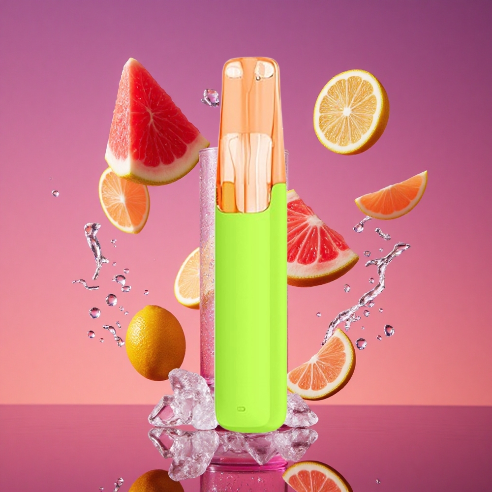Snowplus Dash 4000 Puffs Dispositivo Descartável com 7,5 ml de Líquido e 530 mAh de Bateria - Limonada Gelada Espumante