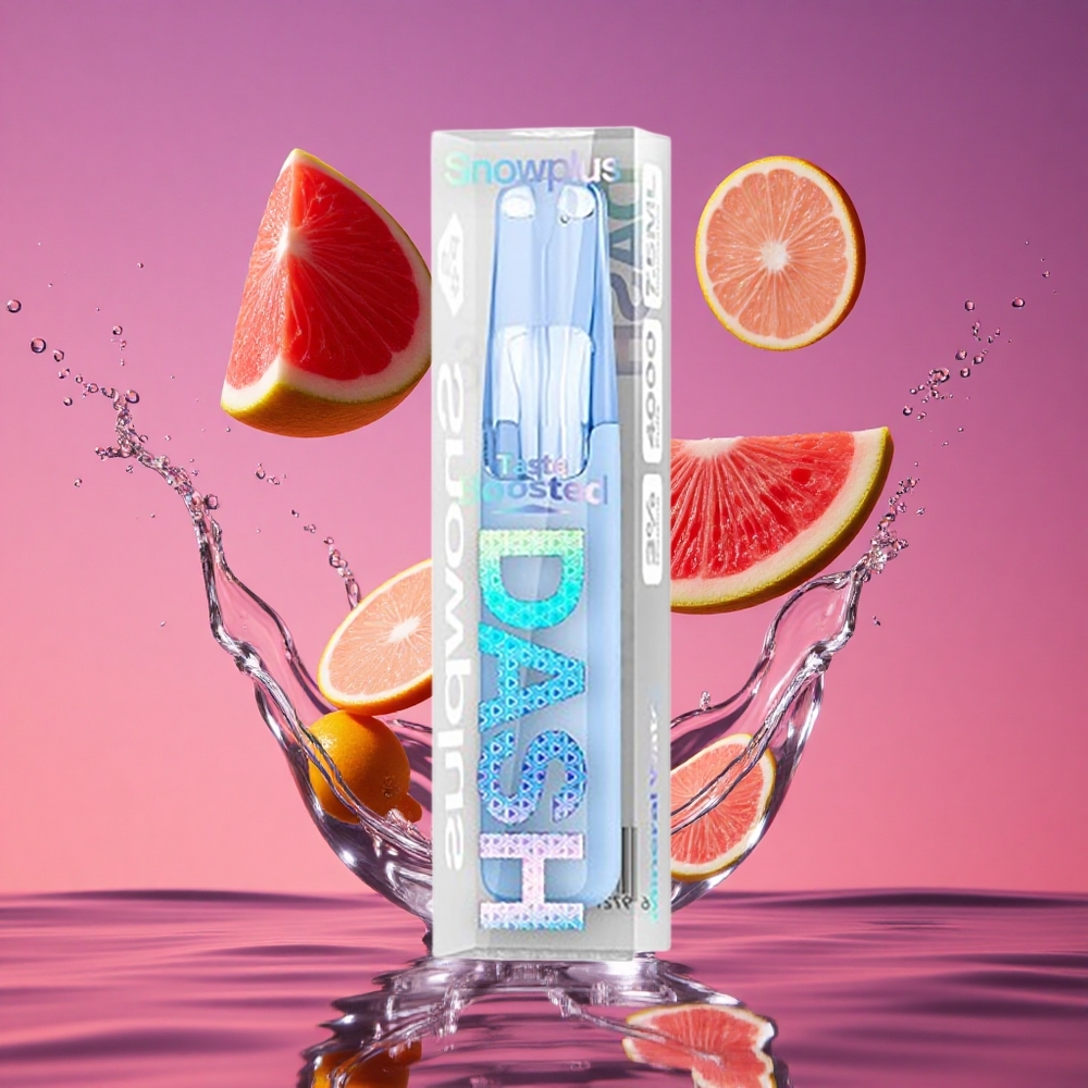 Snowplus Dash 4000 Puffs Dispositivo Descartável com Atomizador de Cerâmica e 7,5 ml de Líquido