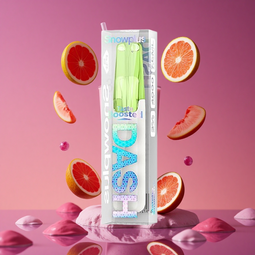 Snowplus Dash 4000 Puffs Dispositivo Descartável com Atomizador de Cerâmica e 7,5 ml de Líquido - Smoothie de Matcha