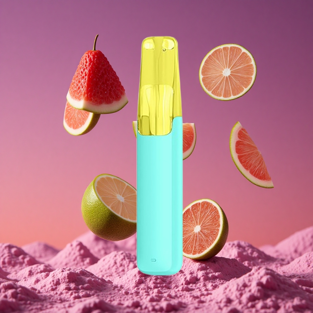 Snowplus Dash 4000 Puffs Dispositivo Descartável com Atomizador de Cerâmica e 7,5 ml de Líquido Uva Verde