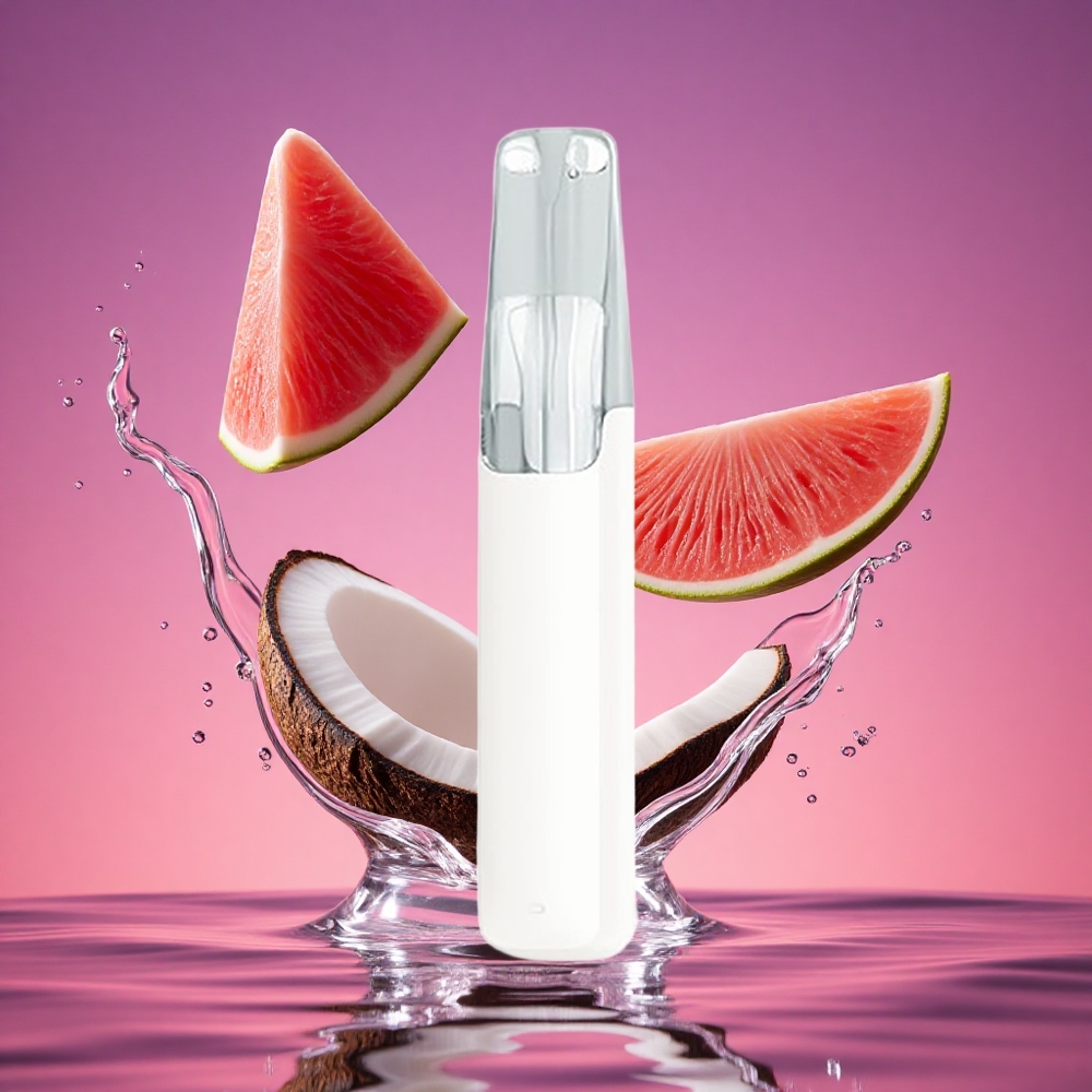 Snowplus Dash 4000 Puffs Dispositivo Descartável com Atomizador de Cerâmica e 7,5 ml de Água de Coco