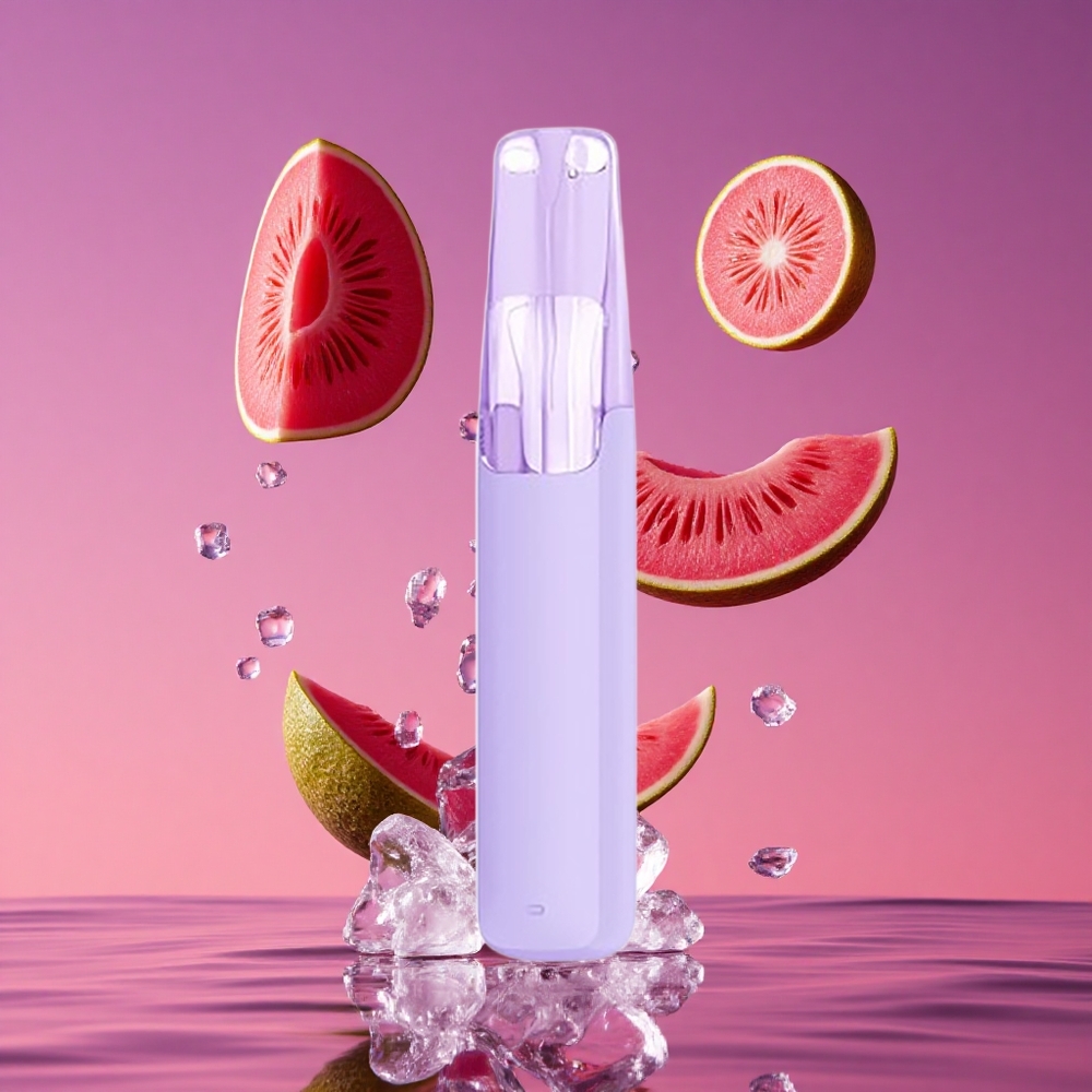 Snowplus Dash 4000 Puffs Dispositivo Descartável com Atomizador de Cerâmica e Bateria de 530 mAh - Gelo de Taro