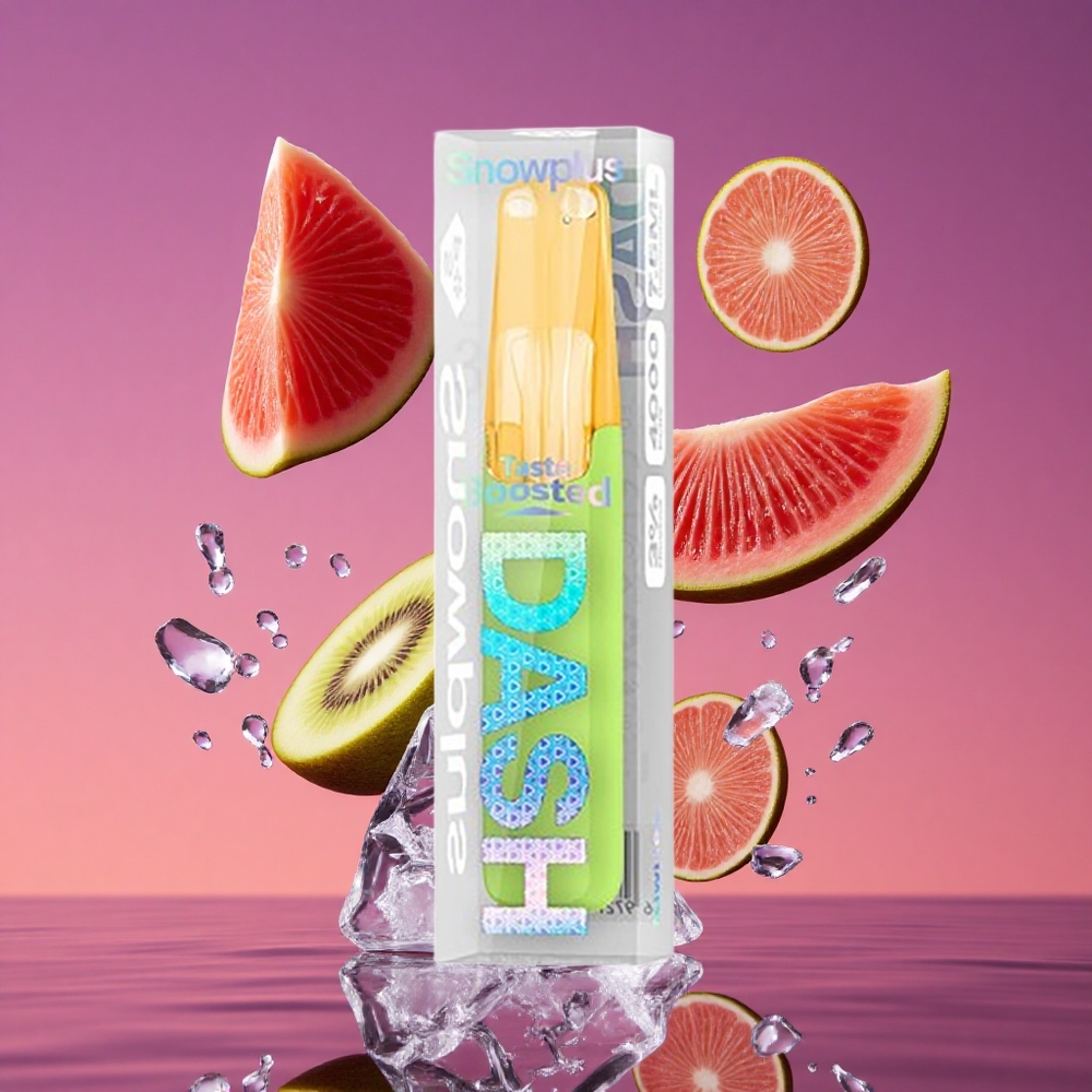 Snowplus Dash Dispositivo Descartável 4000 Puffs 7,5 ml Kiwi Gelo