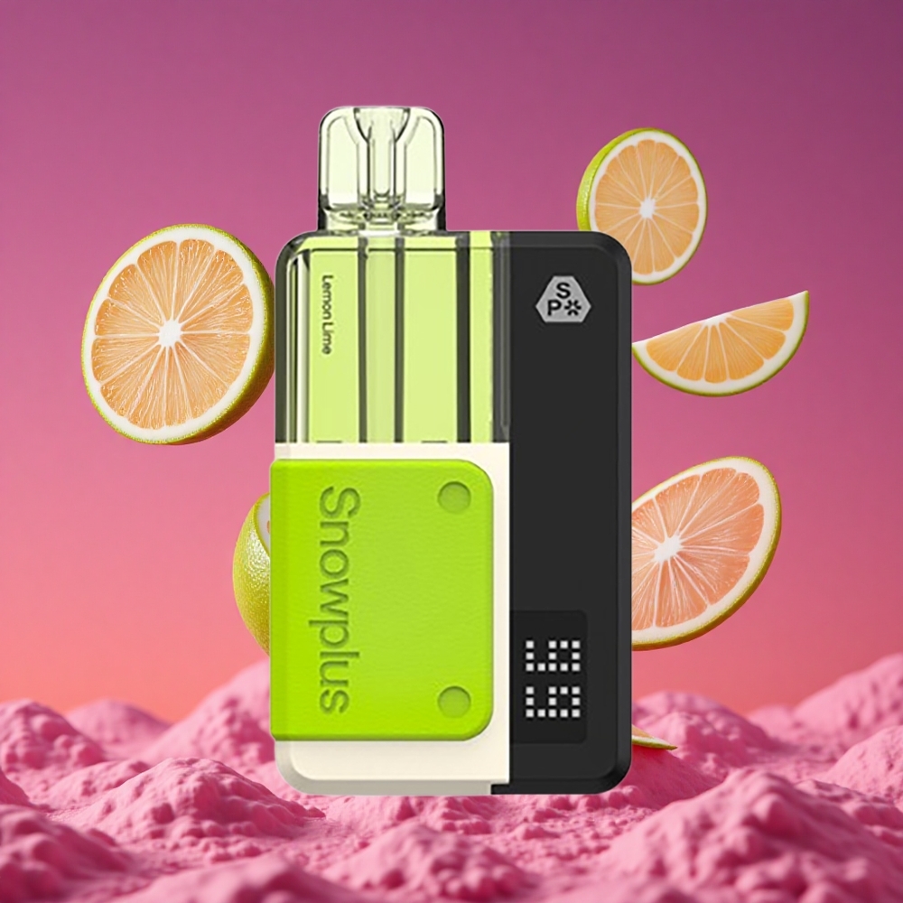Snowplus Swift 5000 Puffs Prefilled Pod Kit Limão Lima com Bateria de 1000 mAh e Atomizador Dual Mesh