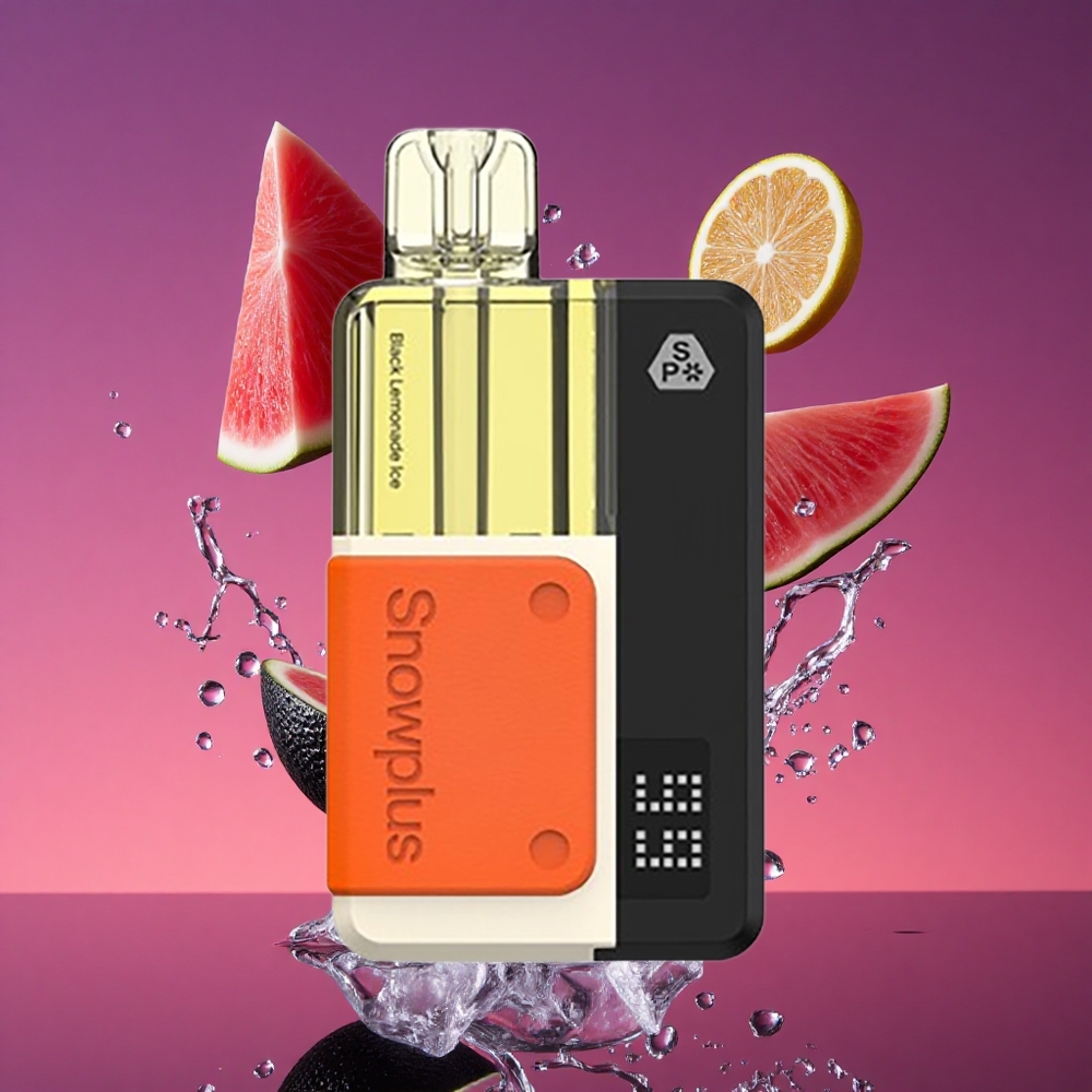 Snowplus Swift 5000 Puffs Prefilled Pod Kit Preto Limonada Gelada com 1000 mAh e 2+10 ml