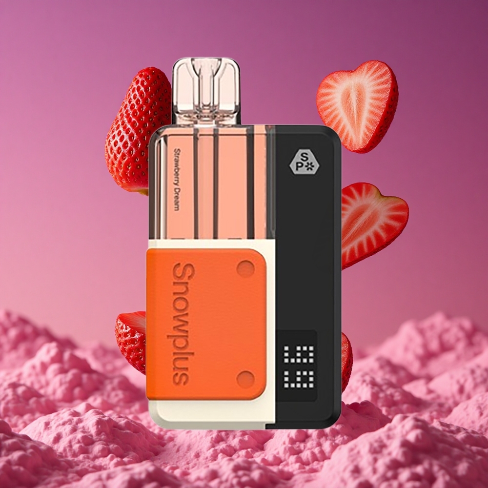 Snowplus Swift 5000 Puffs Prefilled Pod Kit Sonho de Morango com Bateria de 1000 mAh e Atomizador Dual Mesh