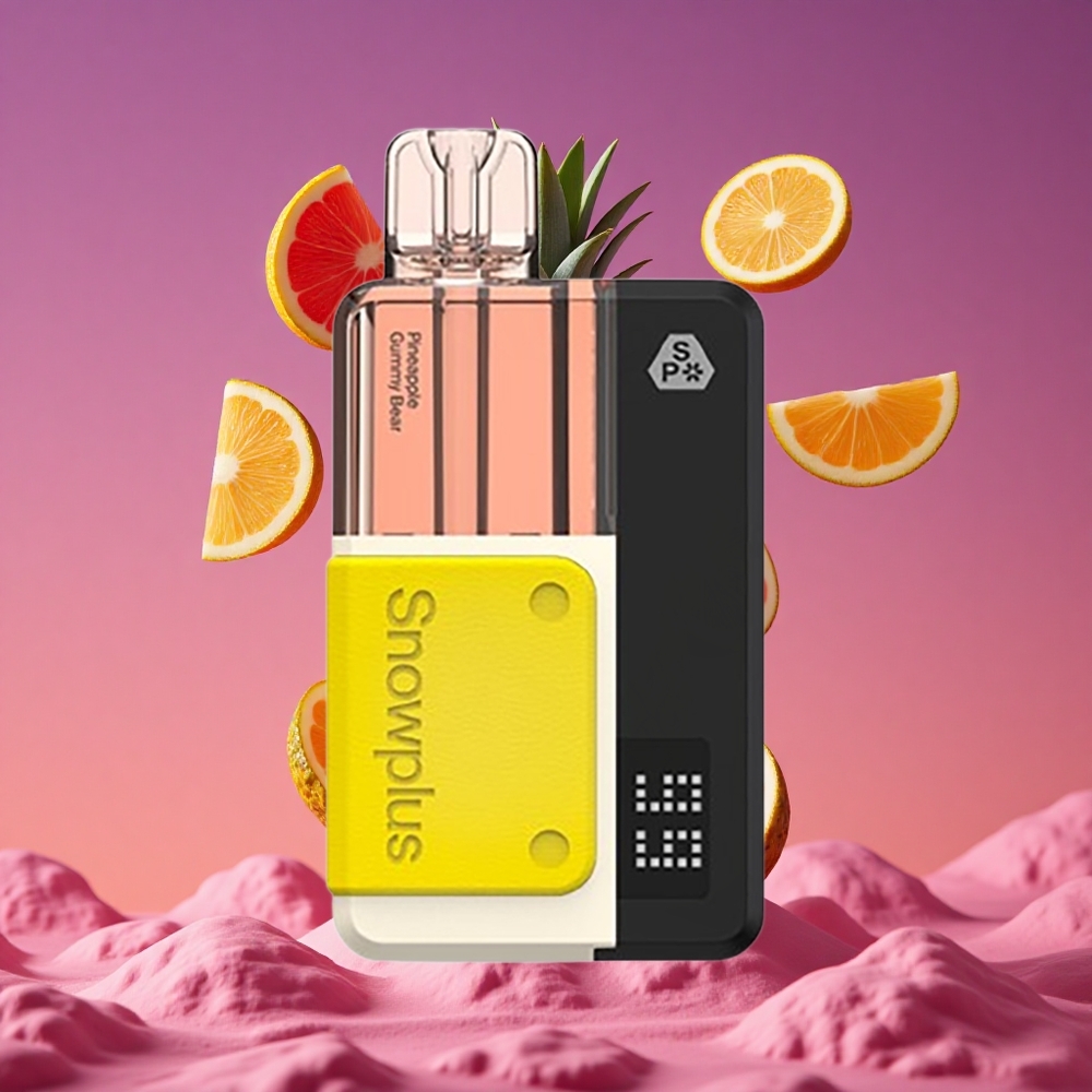 Snowplus Swift 5000 Puffs Prefilled Pod Kit com Bateria de 1000 mAh e Sabor Ursinho de Goma de Abacaxi