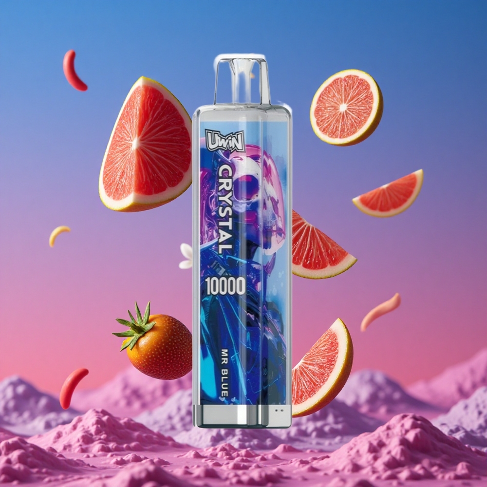 UWIN Crystal 10000 Puffs 18ml 5% Nicotina Mr Azul