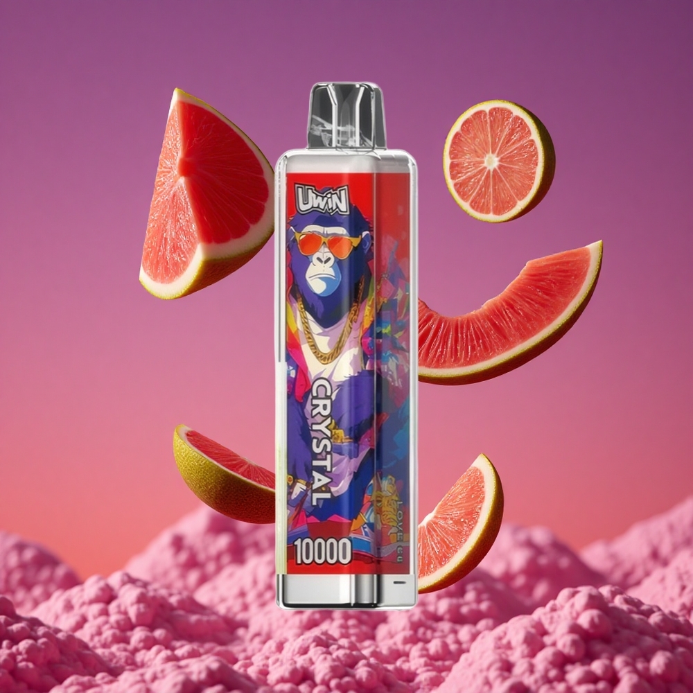 UWIN Crystal 10000 Puffs Amor 66 com 18ml de Líquido e 650mAh Recarregável