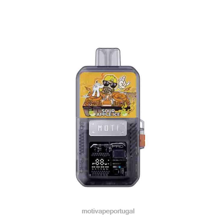 MOTI Go Pro pod + dispositivo descartável gelo de maçã azeda 6JZ6Z77 MOTI vape kit portugal