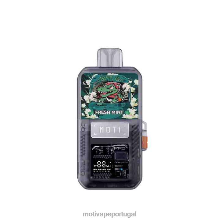 MOTI Go Pro pod + dispositivo descartável menta fresca 6JZ6Z80 MOTI vape disposable portugal
