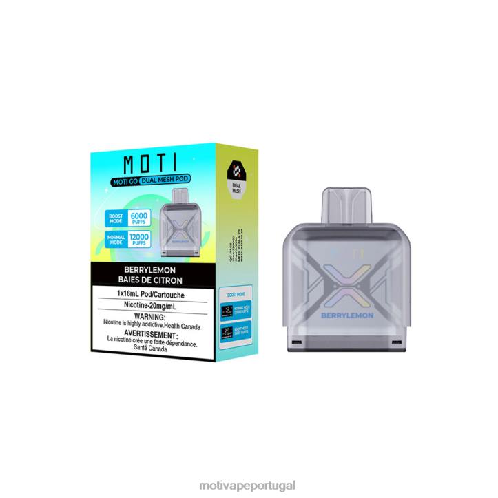 MOTI Go Pro cápsula descartável baga de limão 6JZ6Z90 MOTI vape disposable portugal