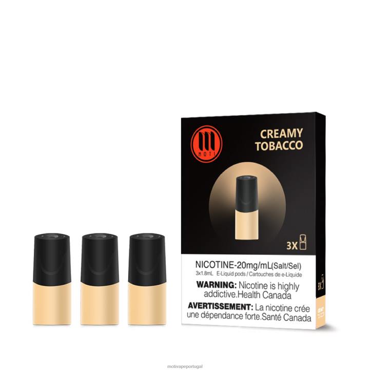 MOTI vagens clássicas tabaco cremoso 6JZ6Z106 MOTI vape near me