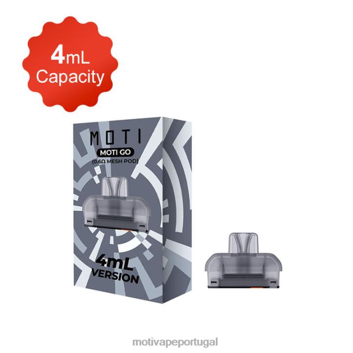 MOTI Go Pro cápsulas recarregáveis (pacote de 2) 6JZ6Z120 MOTI vape disposable portugal