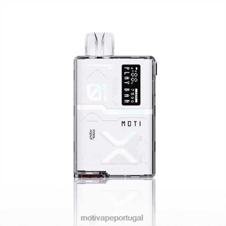 MOTI Play Bar 7.500 vaporizadores descartáveis ​​(5%, 7.500 baforadas) menta refrescante 6JZ6Z60 MOTI vape disposable portugal