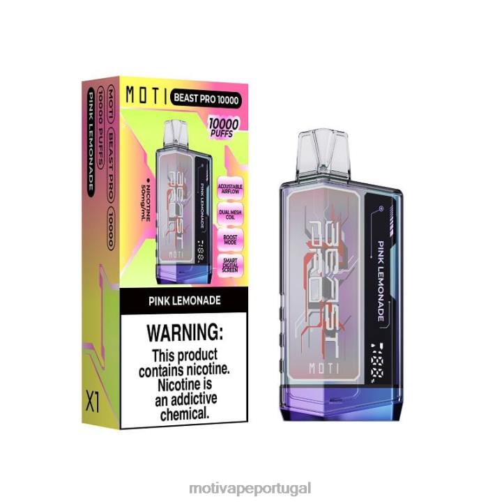 MOTI Beast Pro vape descartável (5%, 10.000 baforadas) goma de mirtilo e pêssego 6JZ6Z39 MOTI vape amazon