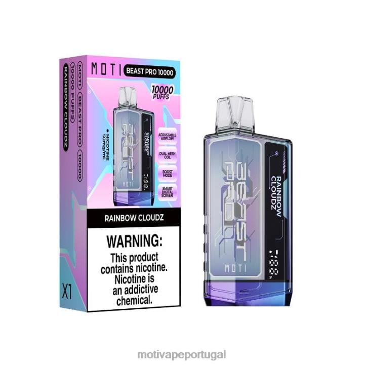MOTI Beast Pro vape descartável (5%, 10.000 baforadas) goma de mirtilo e pêssego 6JZ6Z39 MOTI vape amazon
