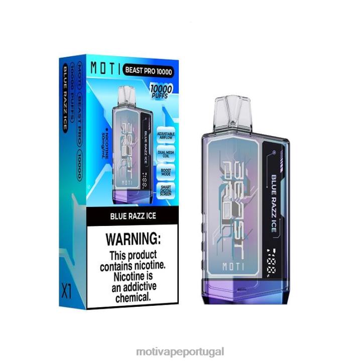 MOTI Beast Pro vape descartável (5%, 10.000 baforadas) goma de mirtilo e pêssego 6JZ6Z39 MOTI vape amazon