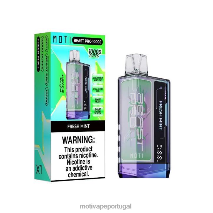 MOTI Beast Pro vape descartável (5%, 10.000 baforadas) goma de mirtilo e pêssego 6JZ6Z39 MOTI vape amazon