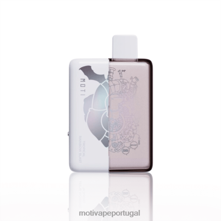 MOTI Duo 9.000 vape descartáveis ​​(5%, 9.000 baforadas) explosão de arco-íris tropical 6JZ6Z72 MOTI vape lisbon