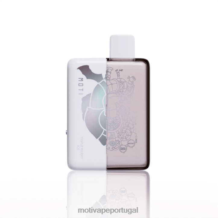 MOTI Duo 9.000 vape descartáveis ​​(5%, 9.000 baforadas) gelo de baga tripla 6JZ6Z71 MOTI vape portugal