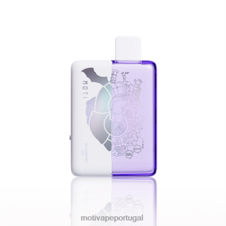 MOTI Duo 9.000 vape descartáveis ​​(5%, 9.000 baforadas) gelo de mirtilo 6JZ6Z68 MOTI vape for sale