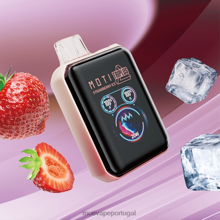 MOTI Triplus Vaporizador descartável de 20k (5%, 20.000 baforadas) gelo de morango 6JZ6Z9 MOTI vape amazon