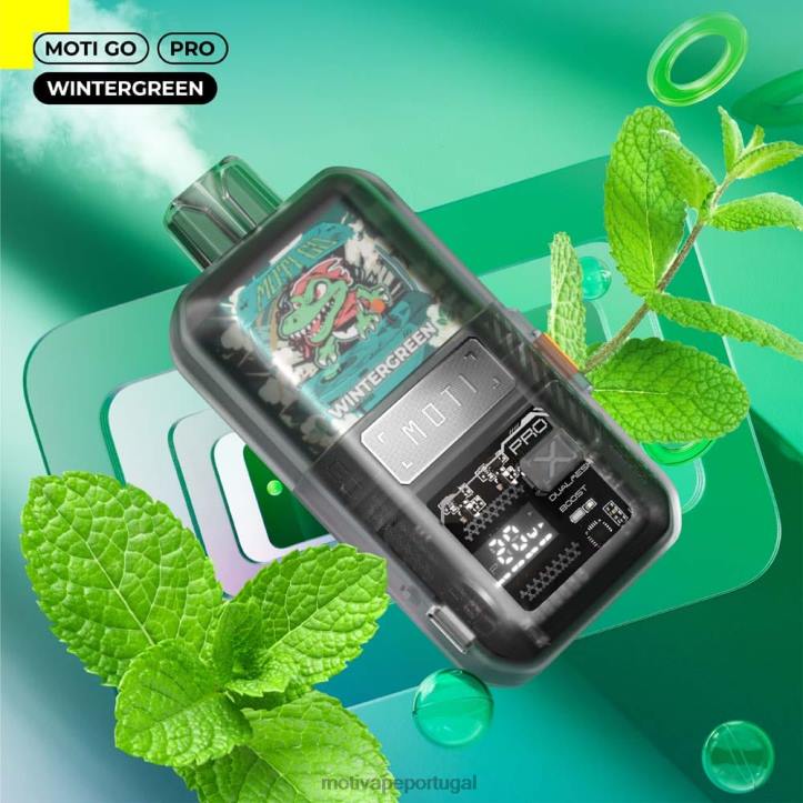 MOTI Go Pro vape descartável (5%, 12.000 baforadas) gaultéria 6JZ6Z24 MOTI vape pods portugal