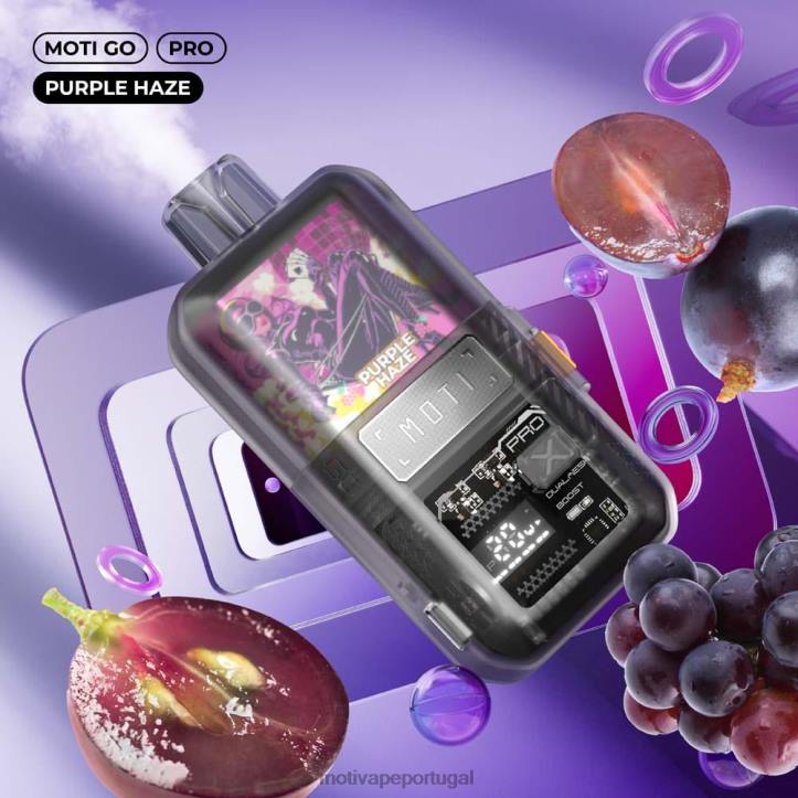 MOTI Go Pro vape descartável (5%, 12.000 baforadas) névoa roxa 6JZ6Z19 MOTI vape amazon